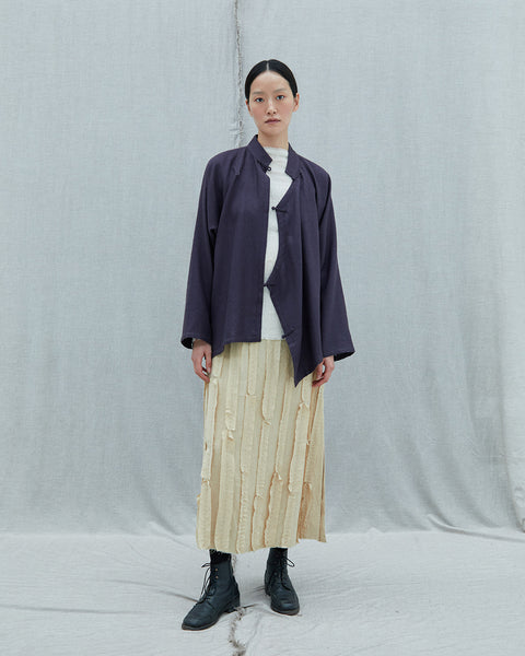 Unisex Tibetan Shirt, Handwoven at Norlha Atelier Tibetan Plateau